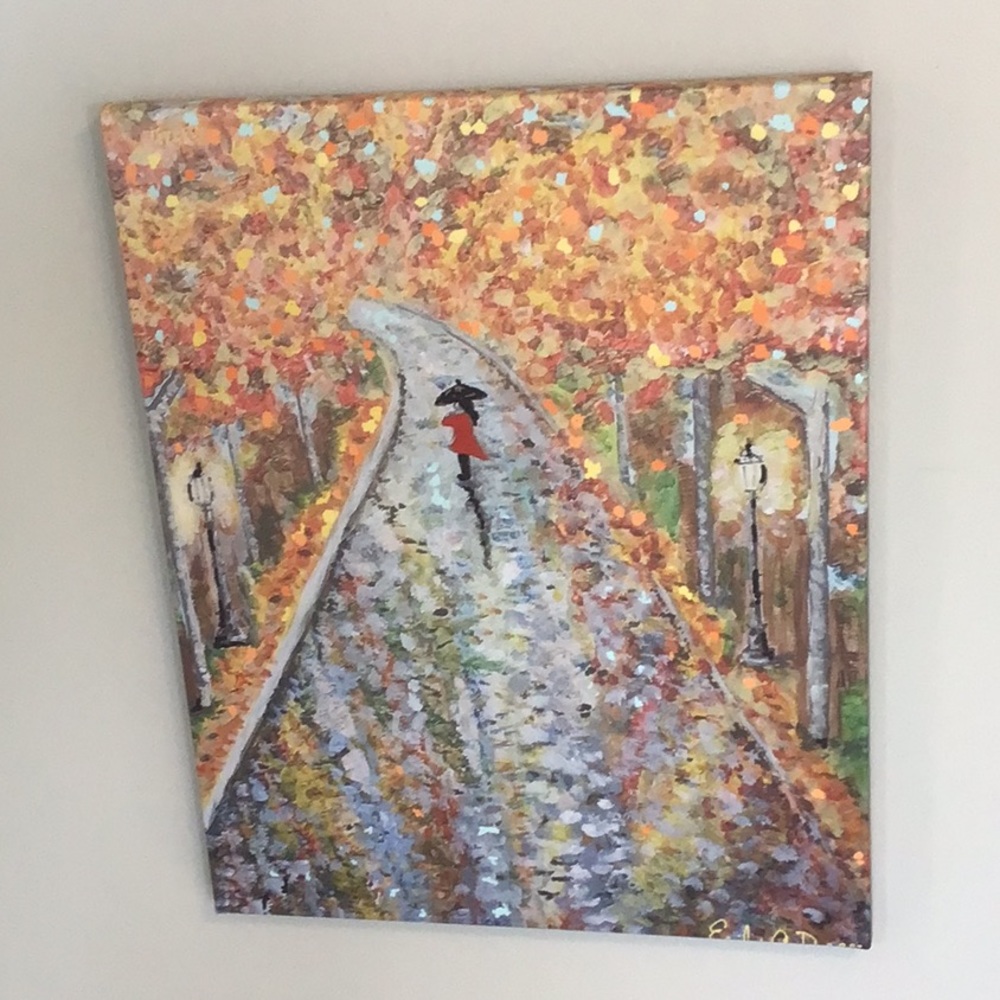 Aurora’s Walk, Original Digital Painting on Canvas